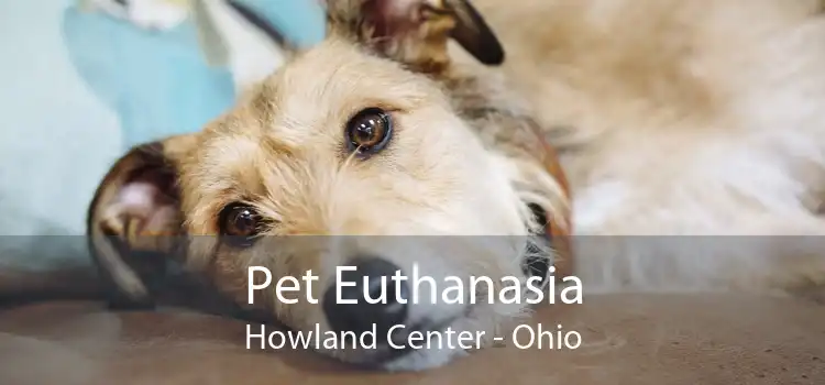 Pet Euthanasia Howland Center - Ohio